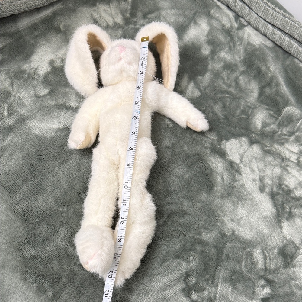 Plush White Bunny Toy